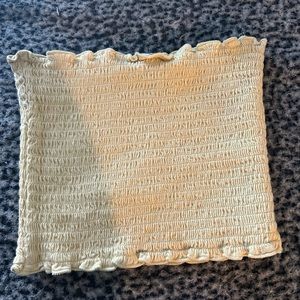 Yellow reversible tube top